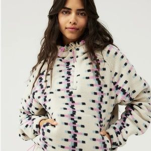 NWT Outdoor Voices Primo Fleece 1/4 Zip Hoodie